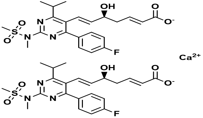 Rosuvastatin 2,3-Anhydro Acid Calcium Salt / 2,3-Anhydro Rosuvastatin Calcium / Rosuvastatin 2,6-Diene Impurity (Calcium Salt)